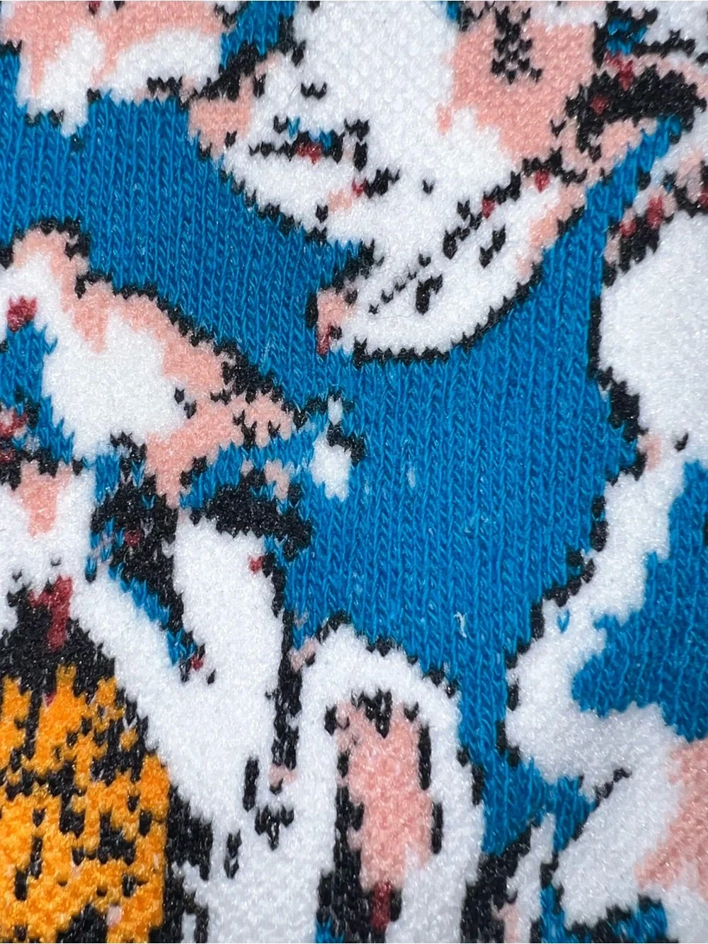 Original Use Blue Floral Crew Socks - Men's